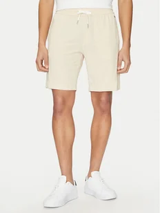 Tommy Hilfiger Szorty sportowe UM0UM03364 Beżowy Regular Fit - Spodenki damskie - miniaturka - grafika 1