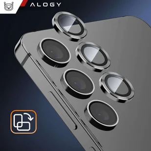 Szkło do Samsung Galaxy S24+ Plus nakładka na aparat obiektyw obiektywy aparatu Alogy Lens Protector PRO+ osłona ochronna - Etui i futerały do telefonów - miniaturka - grafika 9