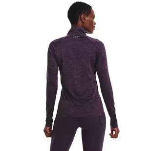 Koszulka damska Under Armour NEW TECH 1/2 ZIP - TWIST - Koszulki sportowe damskie - miniaturka - grafika 2