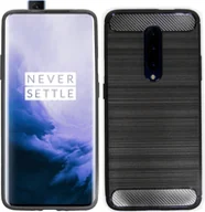 Etui i futerały do telefonów - cofi1453® Etui silikonowe Carbon kompatybilne z OnePlus 7 PRO Etui z miękkiego TPU Etui na telefon komórkowy Pokrowiec ochronny Czarny - miniaturka - grafika 1