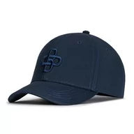 Czapki męskie - Oblak Męskie czapki z daszkiem Niebieski Total Blue Peach Cap Damskie szare regulowane baseball z daszkiem i siatką - Czapka Trucker - miniaturka - grafika 1