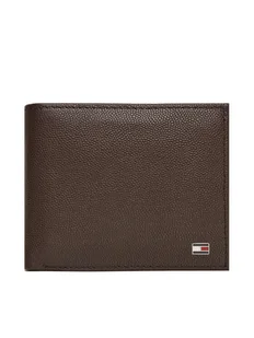 Tommy Hilfiger Duży Portfel Męski Th Flag Cc And Coin AM0AM13519 Brązowy - Portfele - miniaturka - grafika 1