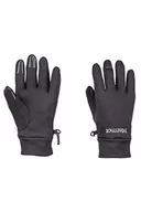 Rękawiczki - Marmot Męskie rękawiczki polarowe, wiatroszczelne, wodoodporne, z funkcją ekranu dotykowego, Power Stretch Connect Glove, czarne, M, 11650-001 11650-001-Medium - miniaturka - grafika 1