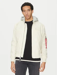 Alpha Industries Kurtka bomber Ma-1 196108 Beżowy Regular Fit - Kurtki męskie - miniaturka - grafika 1