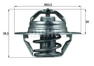 Termostat, płyn chłodzący Mahle TX 88 82D - Termostaty - miniaturka - grafika 1