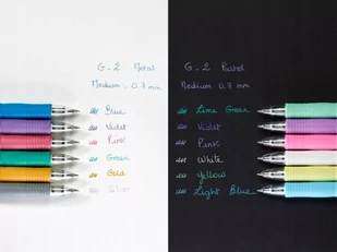 Pilot Pióro żelowe G2 Metalic - różowy - Pióra kulkowe - miniaturka - grafika 1