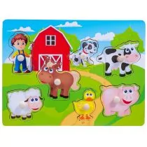 Smily Play Układanka drewniana - farma - Układanki dla dzieci - miniaturka - grafika 3