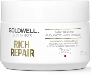 Goldwell DUALSENSES RICH REPAIR 60 sekundowa maska odbudowująca do włosów 200 ml - Maski do włosów - miniaturka - grafika 1