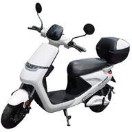 Skutery - Skuter elektryczny E-MIO Agile z kufrem Biały - miniaturka - grafika 1