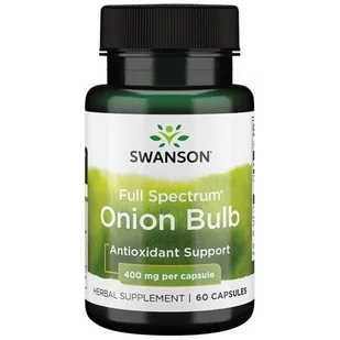 Swanson, Full Spectrum Onion Bulb, 60 Kapsułek - Suplementy naturalne - miniaturka - grafika 1