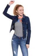 Kurtki damskie - Lee, Kurtka damska, Slim Rider Mean Streaks L541Kims, rozmiar S - miniaturka - grafika 1