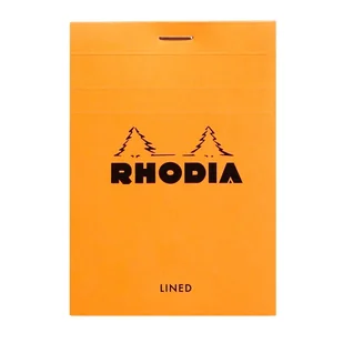 Blok Rhodia N°12 8,5x12 cm, linie, pomarańczowy - Notesy i bloczki - miniaturka - grafika 1