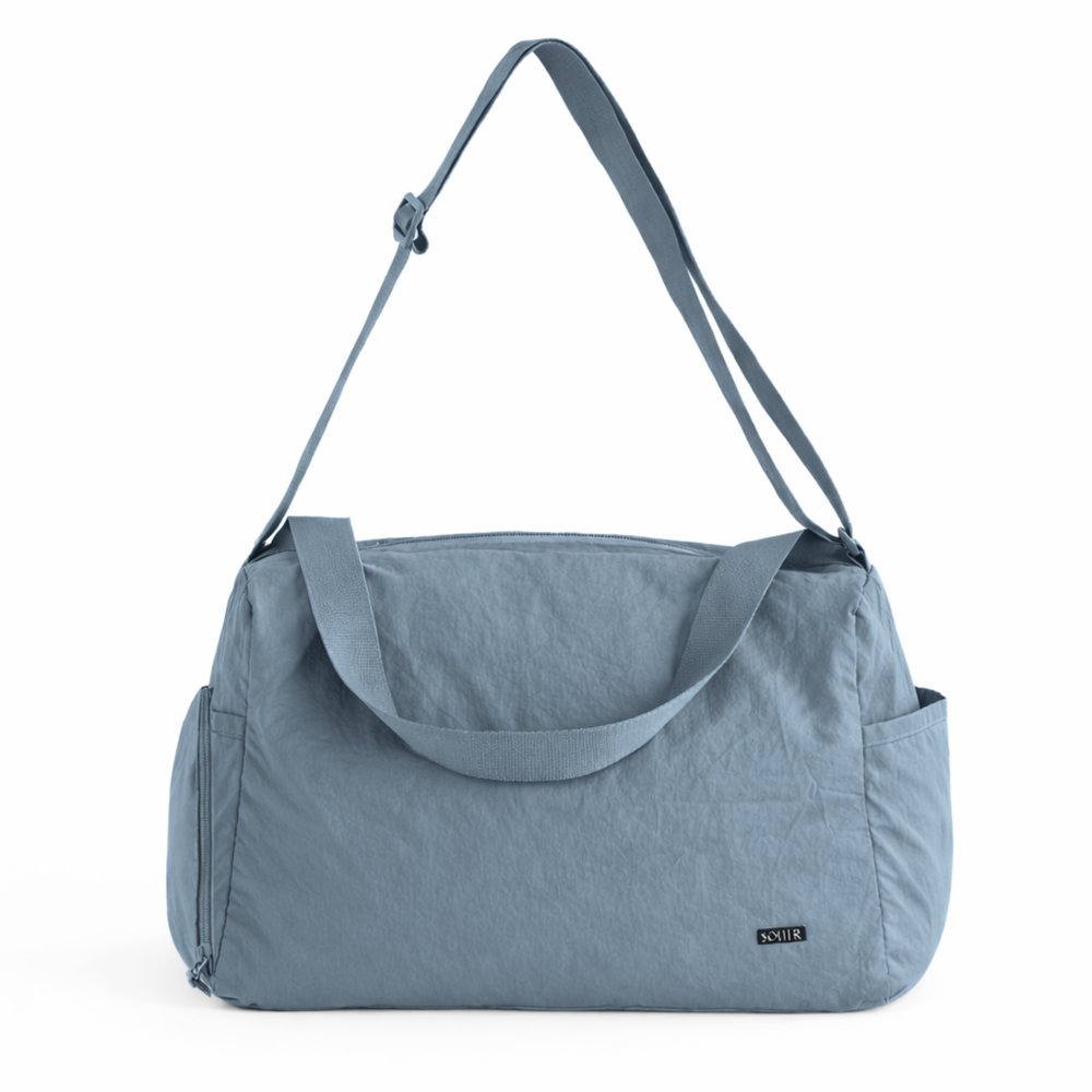 Sportowa torba fitness damska Solier FB53 Teya, do pilatesu i podróży, kolor niebieski