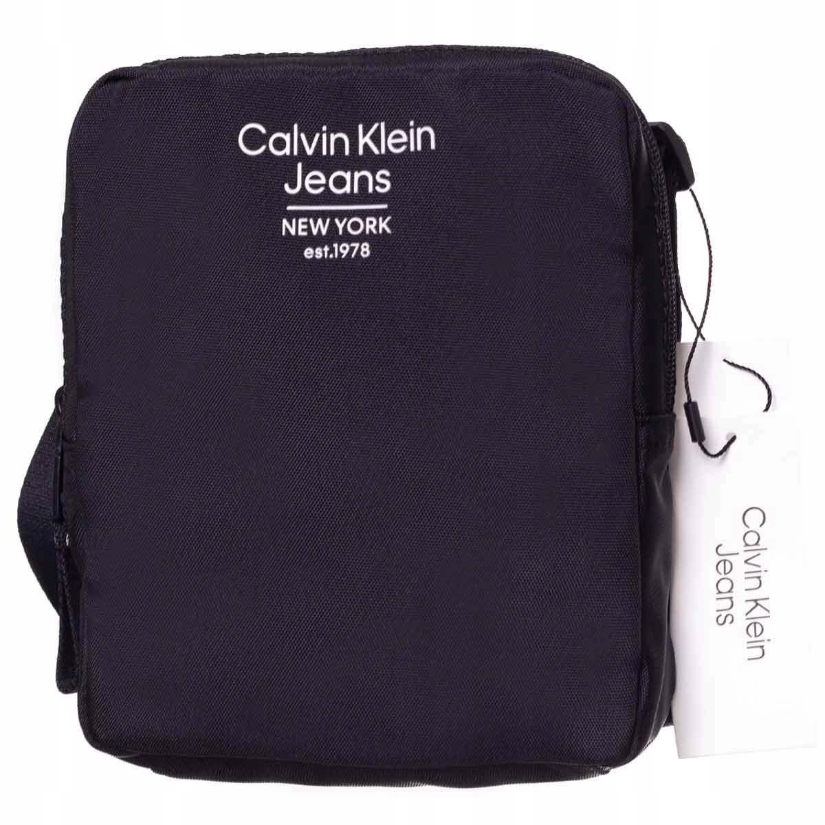Calvin klein torba listonoszka essentials czarna