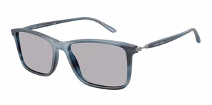 Okulary Przeciwsłoneczne Giorgio Armani AR 8218 Matte Striped Blue - Okulary przeciwsłoneczne - miniaturka - grafika 1