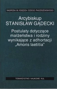 Postulaty dotyczące małżeństwa i rodziny wynikające z adhortacji Amoris laetitia - Religia i religioznawstwo - miniaturka - grafika 1