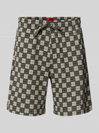 Piżamy męskie - Szorty dresowe o kroju regular fit z nadrukiem z logo - miniaturka - grafika 1