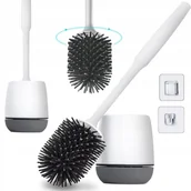 Akcesoria do wc - SILIKONOWA SZCZOTKA DO WC TOALETY ANTYBAKTERYJNA - miniaturka - grafika 1