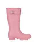 Buty dla dziewczynek - Hunter Kalosze JFT6000RMA-PGP Różowy - miniaturka - grafika 1