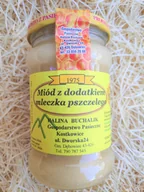 Miód - Miód z mleczkiem pszczelim 400g Buchalik - miniaturka - grafika 1