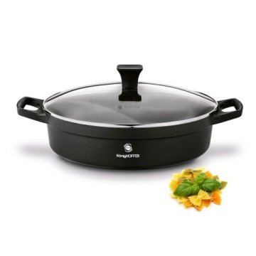 Patelnia Indukcja Duża Głęboka Niski Garnek Konighoffer Vitello 32cm