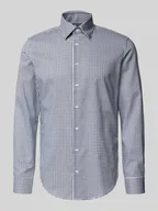 Koszule męskie - Koszula biznesowa o kroju slim fit z listwą guzikową - miniaturka - grafika 1