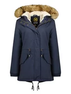 Kurtki damskie - Maison Montaigne Parka "Ampumai" w kolorze granatowym - miniaturka - grafika 1