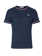 Koszulki i topy damskie - Lacoste T-Shirt TF5289 Granatowy Slim Fit - miniaturka - grafika 1