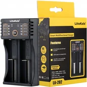 Ładowarki i akumulatory - Ładowarka Akumulatorów Liitokala Lii-202 Li-Ion Aa - miniaturka - grafika 1
