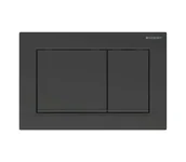 Przyciski spłukujące - Geberit Omega30 - Kontrola spłukiwania, czarny mat 115.080.16.1 - miniaturka - grafika 1