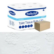 Papier toaletowy - Mini papier toaletowy 14,3m biały 2 warstwy Bulkysoft Classic 96 rolek - miniaturka - grafika 1
