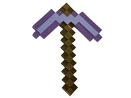 Dodatki do strojów karnawałowych - Diamentowy kilof Minecraft fioletowy - 40,5 cm - 1 szt. - miniaturka - grafika 1