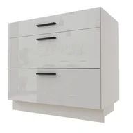 Meble kuchenne - Torino Szafka Dolna D3A/90 Hettich Biały Połysk - miniaturka - grafika 1