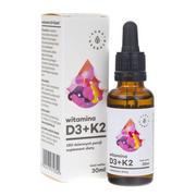 Witaminy i minerały - Aura Glob Trade D3+ K2mk7 - Witamina D+K w Kroplach (30ml) - miniaturka - grafika 1