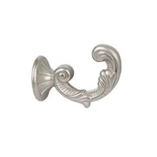 Akcesoria do wystroju okien - Haczyk metalowy ozdobny satyna nikiel 30 mm Bojanek - miniaturka - grafika 1