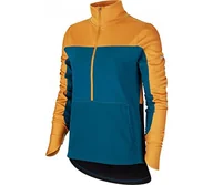 Koszulki i topy damskie - Nike Damska koszulka Repel Top Midlayer Złoty zamsz/Midnight Turq/Refle S BV4787 - miniaturka - grafika 1