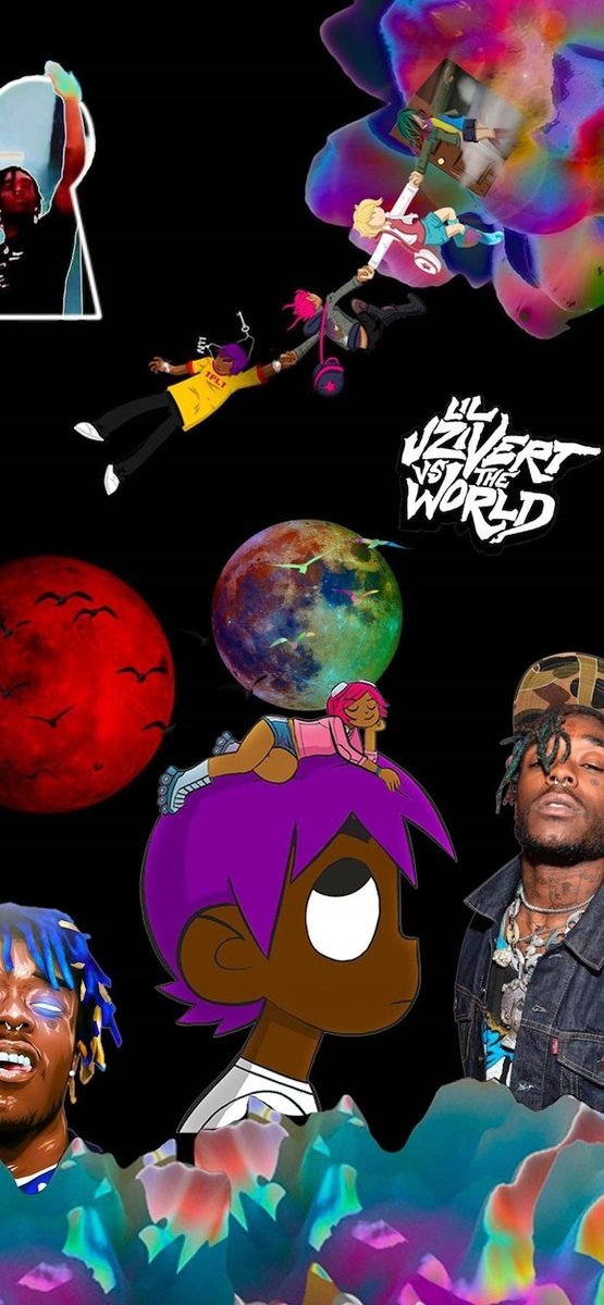 PODKŁADKA POD MYSZ Z Nadrukiem 22x18 cm Lil Uzi Vert Raper Tekst Prezent