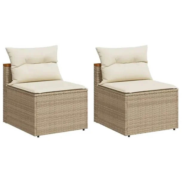 2x Sofa Ogrodowa Moduł Sofy Krzesło Fotel Ogrodowy Na Taras Balkon Ogród