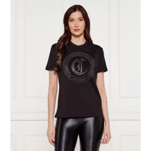 Just Cavalli T-shirt Regular Fit - Koszulki i topy damskie - miniaturka - grafika 1