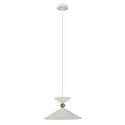 Lampy sufitowe - Quelto lampa wisząca 1-punktowa biały PND-84432-1-WH - miniaturka - grafika 1