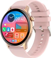 Smartwatch - Rubicon  RNCF10 Różowy - miniaturka - grafika 1