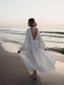 Sukienki - Maxi Sukienka Boho Soul - BIAŁA - miniaturka - grafika 1