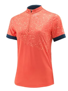 Koszulki sportowe damskie - Löffler Koszulka kolarska w kolorze pomarańczowym - grafika 1