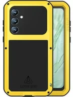 Etui i futerały do telefonów - LOVE MEI Etui Pancerne + szkło Powerful do Galaxy S23 FE, żółte - miniaturka - grafika 1