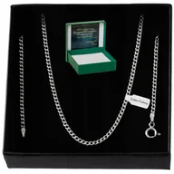 Biżuteria dla dzieci - SREBRNY ŁAŃCUSZEK PANCERKA 50 cm / 2 mm PRÓBA 925 NA PREZENT DLA CÓRKI,SYNA - miniaturka - grafika 1