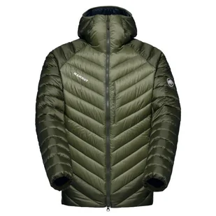 Męska kurtka puchowa Mammut Broad Peak IN Hooded Jacket Men Rozmiar: M / Kolor: ciemnozielony - Kurtki męskie - miniaturka - grafika 1