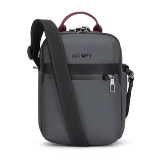 Torby podróżne - Torba miejska męska Pacsafe Metrosafe X Vertical Crossbody Slate - grafika 1