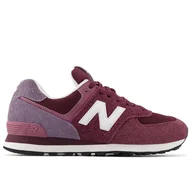 Buty sportowe męskie - Buty New Balance U574ABO - bordowe - miniaturka - grafika 1