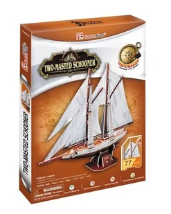 Cubicfun 3D TwoMastedschooner - Puzzle - miniaturka - grafika 1