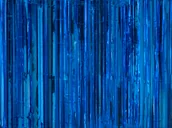 Dekoracje sali - Kurtyna - zasłona na drzwi niebieska metaliczna - 100 x 200 cm - miniaturka - grafika 1